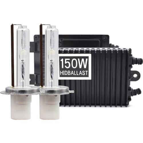 Car Headlight 150W Bulb H1 H7 H11 D2H HID Bulb Kit 4300K 6000K 8000K Ceramic HID Bulb AC 12V High Power 150W HID Ballast Kit