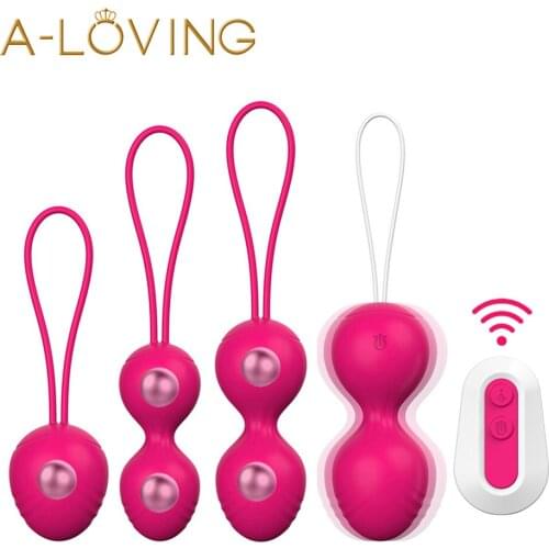 Safe Silicone Smart Ball Vibrators Vaginal Shrink Ball Kegel Ball Ben Wa Ball Vagina Tighten Exercise Machine Sex Toy for Women