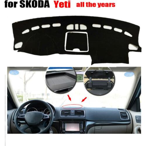 Car dashboard covers mat for SKODA Yeti all the years Left hand drive dashmat pad dash covers Instrument platform accessories