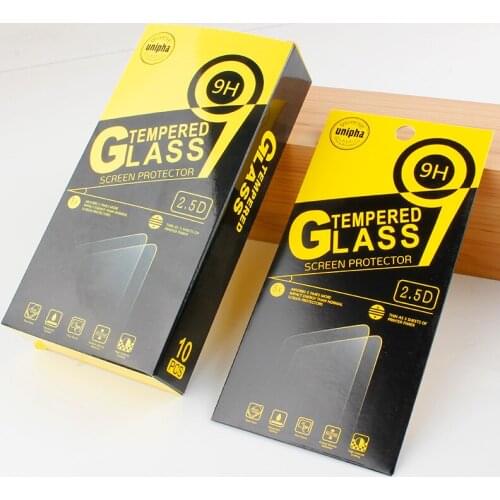 KJ-616 1000 PCS Tempered Glass Film Screen Protector Package Packing Paper Box, Size: 18 x 9 x 0.1 cm