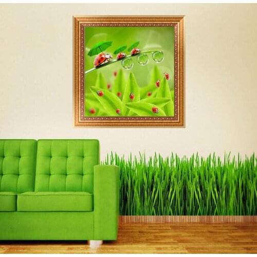 GLymg 5D Diamond Embroidery Cross Stitch Kits Diy Embroidery Handicrafts Seven Stars The Beetles Gift Diamond Wall Arts Decor