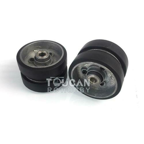 Heng Long 1/16 USA M1A2 Abrams 3918 RC Tank Metal Idler Wheels Yellow TH00552-SMT4