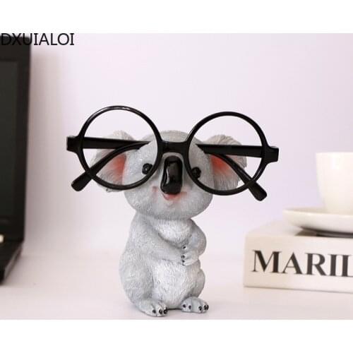 Creative Animal Sculpture Eye Frame Glasses Holder Friends Gift Living Room Desktop Office Desk Decoration Home Decoration