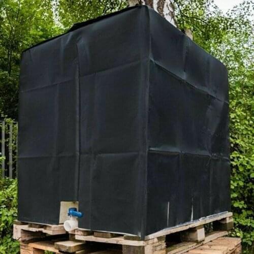 1000 Liters Outdoor Foil Cover IBC Tote Cover Water Tank Protective Cover Durable Dustproof Waterproof Garden Tools