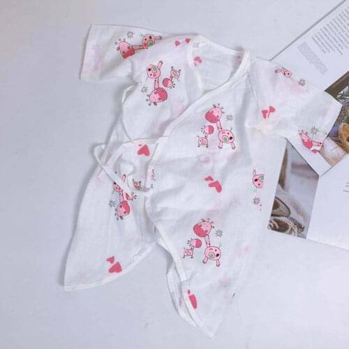 Summer Newborn Jumpsuit Printed Baby Clothing Cotton Romper Childrens Long-sleeved Coat Newborn Outfits Clothes Infant Pajama