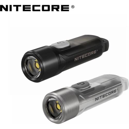NITECORE TIKI TIKI LE 300 Lumens Mini futuristic keychain light USB Rechargeable Portable flashlight With USB charging cable