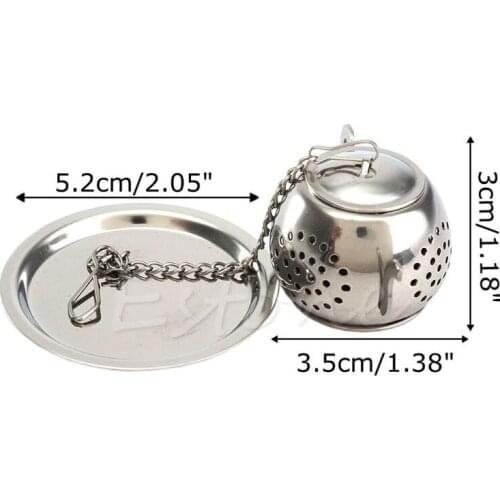 Novelty Spice Strainer Filter Herb Stainless Steel Loose Tea Leaf Infuser Ball A6HB
