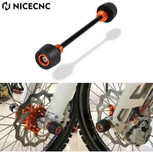 For KTM EXC EXCF SX SXF XC XCF XCW TPI SD 6D 125 200 250 350 450 500 2016-2021 Motorcycle 22mm Front Axle Slider Fork Protector
