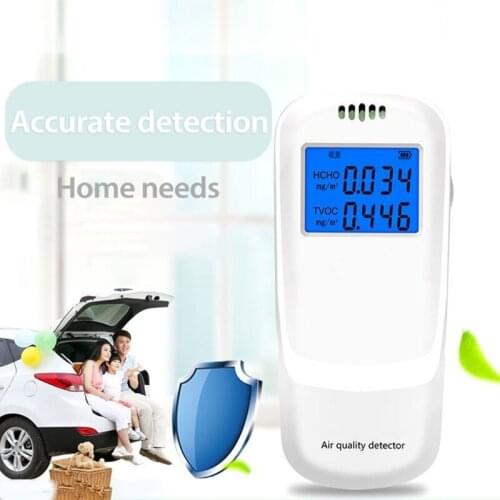 Air Quality Tester CO2 TVOC HCHO Meter Temperature Humidity Measuring Device E5BE