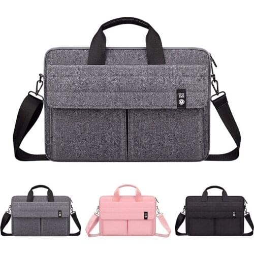 Waterproof Laptop Bags 13.3 14 15.6 inch Notebook Bag Sleeve For Macbook Xiaomi Air Pro 13 15 Shoulder Handbag Women Briefcase