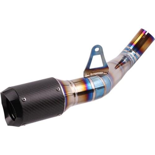 47mm Exhaust Pipe for Honda CBR1000RR 2008-2016 Motorcycle Titanium Alloy + Carbon Fiber Escape Slip On Original Catalyst