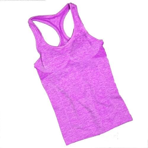 Female Sport Top Woman T-shirt Crop Top Yoga Gym Fitness Sport Sleeveless Vest Singlet Running Training Clothes for Womem