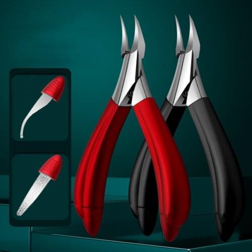 1pcs Stainless Steel Clipper Tool Premium Ingrown Toenail Cuticle Remover Trimmer Nail Dead Skin Scissors Cuticle