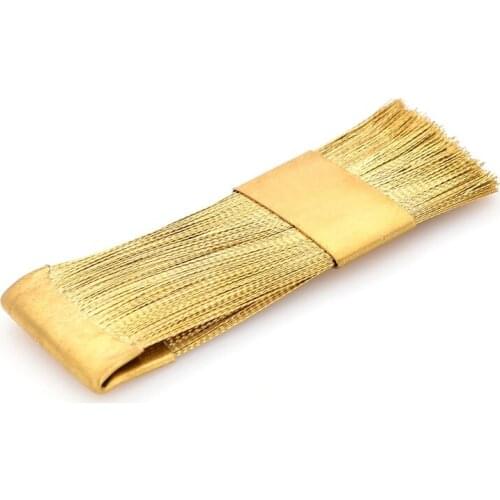 1Pc Dental Drill Bit Cleaning Brush Portable Electric Manicure Drills Copper Wire Drill Brush Cleaner Nail Drill Bit Clean Tool