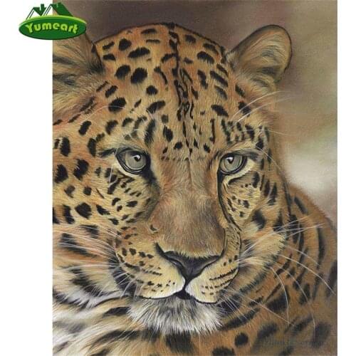 5D Diy Diamond Painting rhinestones Home decor Diamond embroidery"Leopard"Diamond mosaic