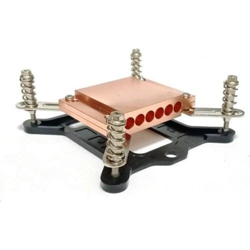 6holes 1150 1151 1155 1200 platform copper plywood block for diameter 6mm heat pipe