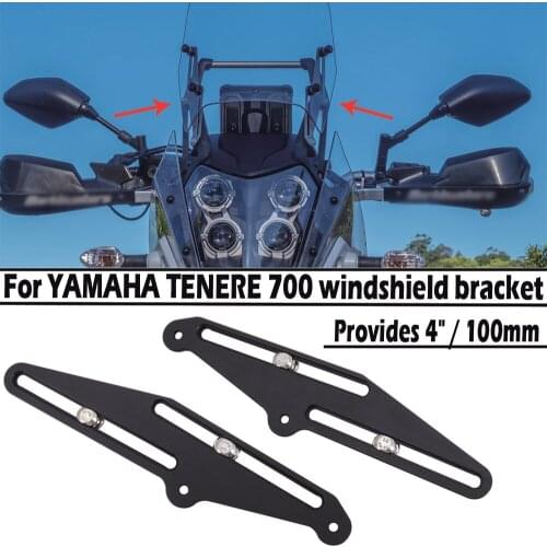 Motorcycle Accessories Windshield Adjuster Windshield Bracket For YAMAHA TENERE 700 T700 T 700 Tenere700 T7