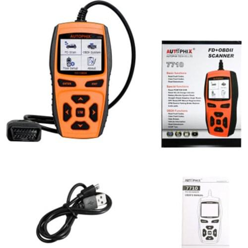 Autophix 7710 for Ford EPB DPF ABS SRS Oil FD+OBDII Multi Scan Tool Support English French German Spanish