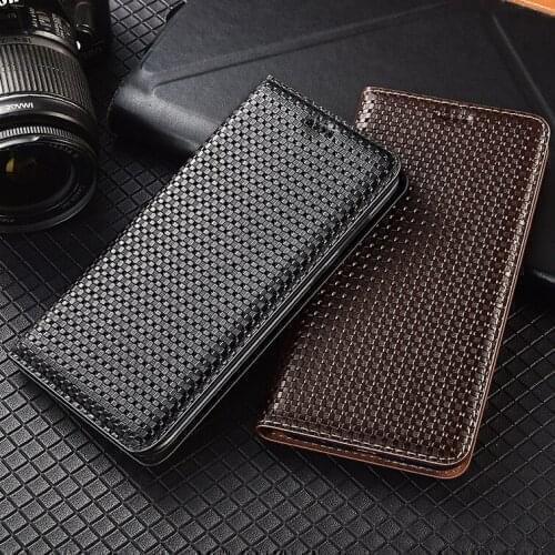 Bamboo Grain Genuine Leather Case Flip Cover For Apple iPhone 5 5S SE 6 6S 7 8 Plus X XS XR 11 12 Pro Max Cover Wallet