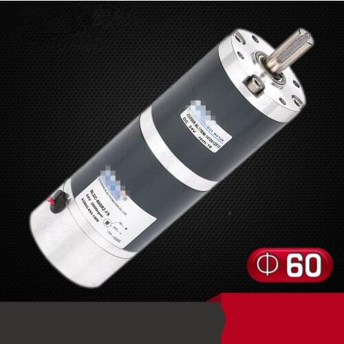 Brushless Planetary Gear Motor ZGX60RXX 60mm DIA Adjustable Speed 24V 6 line 10RPM-800RPM