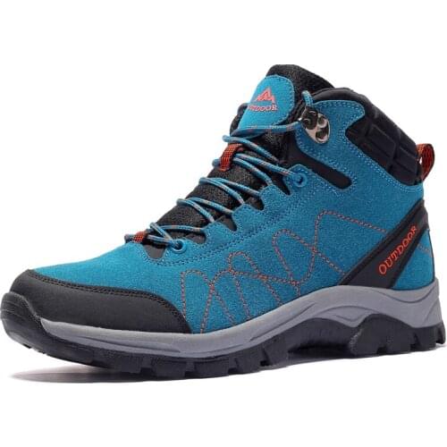 YIQITAZER Autumn&Spring Ankle Lace up Oxfords Shoes Man Casual Warm Boots Outdoor Men Boots Climbing men Shoes