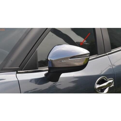 For Mazda CX-4 2016-2019 ABS Chrome rearview mirror decoration cover anti-rub protection decoration car accessories