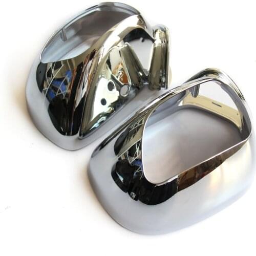 Right Side Rear Mirrors Case Cover Silver For Honda GOLDWING GL1800 2001-2011 10 Silver