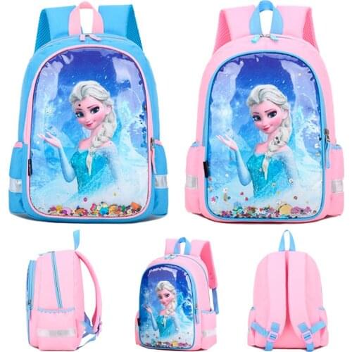 Disney Cartoon Frozen Childrens Backpack Childrens Kindergarten School Bag Backpack Baby Boys Girls Toddler Cute Backpack