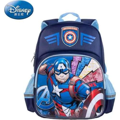 Disney Marvel new 3D cartoon school bags for boys spider man captain america primary school backpack teenage kids gifts mochilas