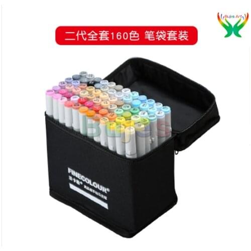 Finecolor Marker II full set of 160 color alcohol oily double skin animation hand drawing design for students art supplies