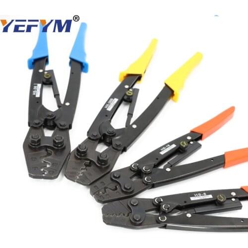 Crimping tools pliers for non-insulated terminals Japanese style Self-locking capacity 0.5mm2-38mm2 electrical hand tools