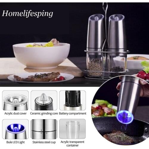JINGWAN Automatic Pepper Grinders