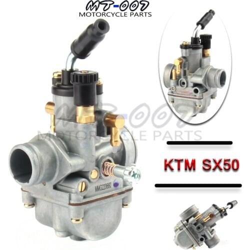 Carb for KTM 50 50SX 50CC JUNIOR 50CC SX 2001-2008 hand Chock CARBURETOR Parts 19mm