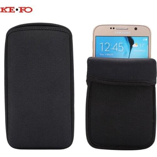 KEFO Neoprene Protective Phone Case Cover Universal Sleeve Pouch Bags For OnePlus 6 One Plus 3 3T 5 5T 6 Three Five Six Coque
