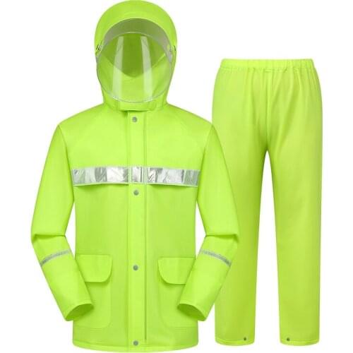 Overalls Raincoat Pants Motorcycle Outdoors Waterproof Raincoat Impermeable Camping Hiking Yagmurluk Erkek Rain Gear BE50rc