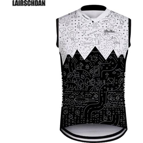 LairschDan 2021 Mens Sleeveless Cycleing Jersey Vest Maillot Ciclismo Hombre Sin Mangas Summer Road Bicycle Jersey Cycle Gilet