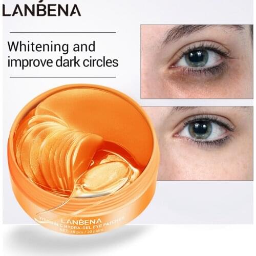 LANBENA VC Eye Mask Full Upgrade Lady Eye Patches Collagen Gel Original Quick Moisturizing Essence Reduce Wrinkles Tighten Skin
