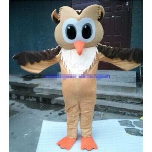 Cute Owl Eagle Mascot Costume Unisex Cartoon Apparel Cosplay Party Fancy Dress Event Apparel Cartoon Character Birthday Clothes