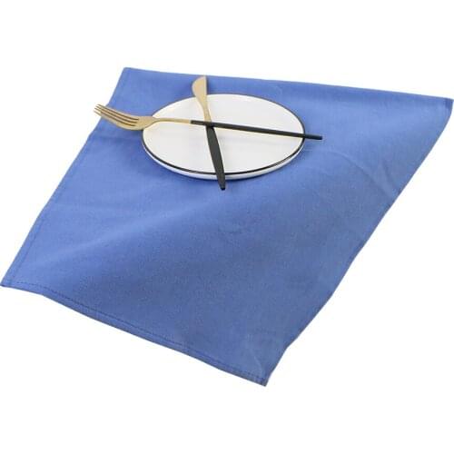 Set of 4 30x45cm Reusable 100% Cotton Cloth Fabric Napkins Japanese Style Soft Table Mat for Kitchen Dining Wedding Decoration