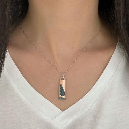 NEW Trendy 925 Silver Necklace Turkish Jewelry Birthday Gift Zircon Fashion Necklace For Women Minimalist Style Luxury Designer