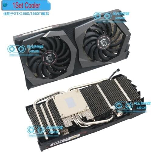 New Original for MSI GTX1650 GTX1660 GTX1660Ti GAMING X Graphics Video Card Cooler