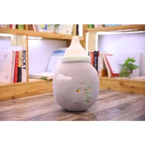 New style feeding bottle plush babys bottle stuffed feeder toy for your lovely baby gift