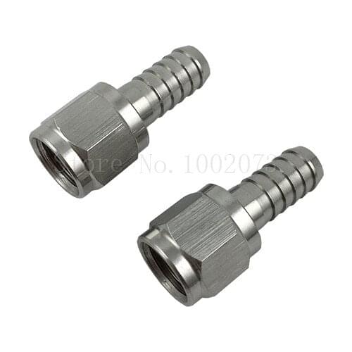 Stainless Steel 5/16" ID Barbed Swivel Nut for MFL 1/4" Ball Lock Pin Lock Disconnect Fitting Homebrew Manifold fitting 2pcs/lot