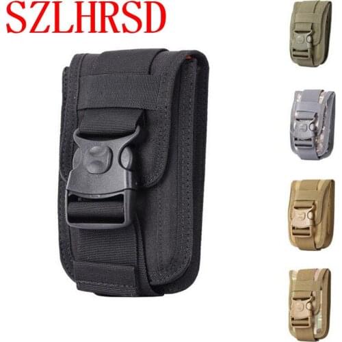 SZLHRSD Universal Military Tactical Holster Hip Belt Bag Waist Phone Case For TP-Link Neffos X1 Max Vivo Y79 Phone Sport Bags