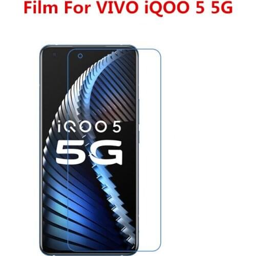 1/2/5/10 Pcs Ultra Thin Clear HD LCD Screen Protector Film With Cleaning Cloth Film For VIVO iQOO 5 5G