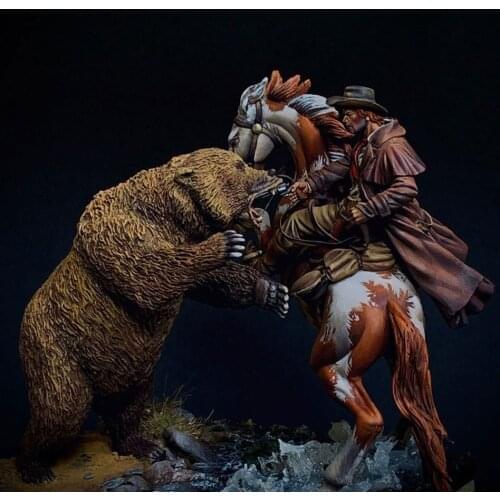 1/32 Resin Figure Building Kit Hunting Bear