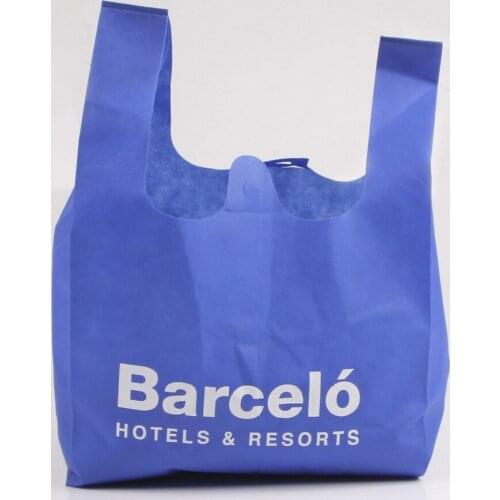 1000pcs Shopping Bag For Super Market With Logo Including DHL Fedex UPS Shipping Cost Eco-Friendly Non Woven Shopping Pouches