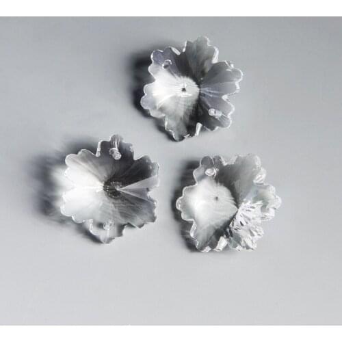 3pcs 30mm Crystal Snowflake Bead Curtain Door Curtain Hanging Curtain Scattered Beads Diy Jewelry Crystal Lighting