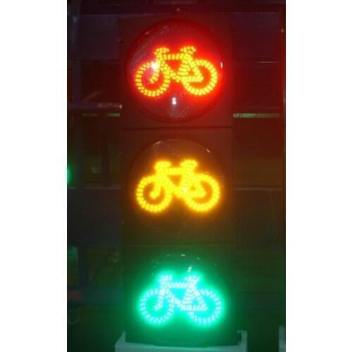 400mm Bicycle LED Traffic Light Red&Yellow Static display Green Dynamic display lamp for Bicycle