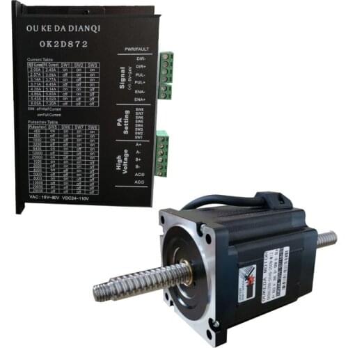 86 through motor with threaded screw rod length 250 86 through screw motor piston movement torque 6Nm